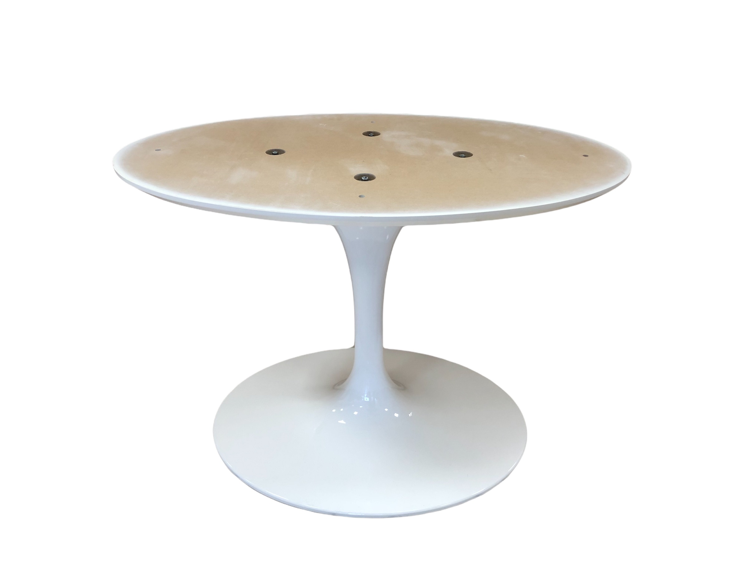 Solo base tonda o ovale bianca lucida o opaca per tavolo Tulip - Instant  Design