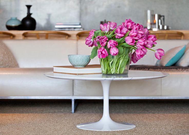 Tavolo Tulip con piano marmo carrara - Instant Design