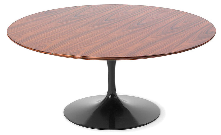 rosewood top tulip saarine table instant design