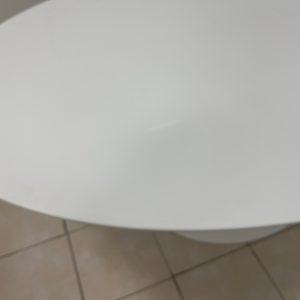 Alternative view of Tavolo Tulip Ovale 199x121  Laminato Liquido Bianco