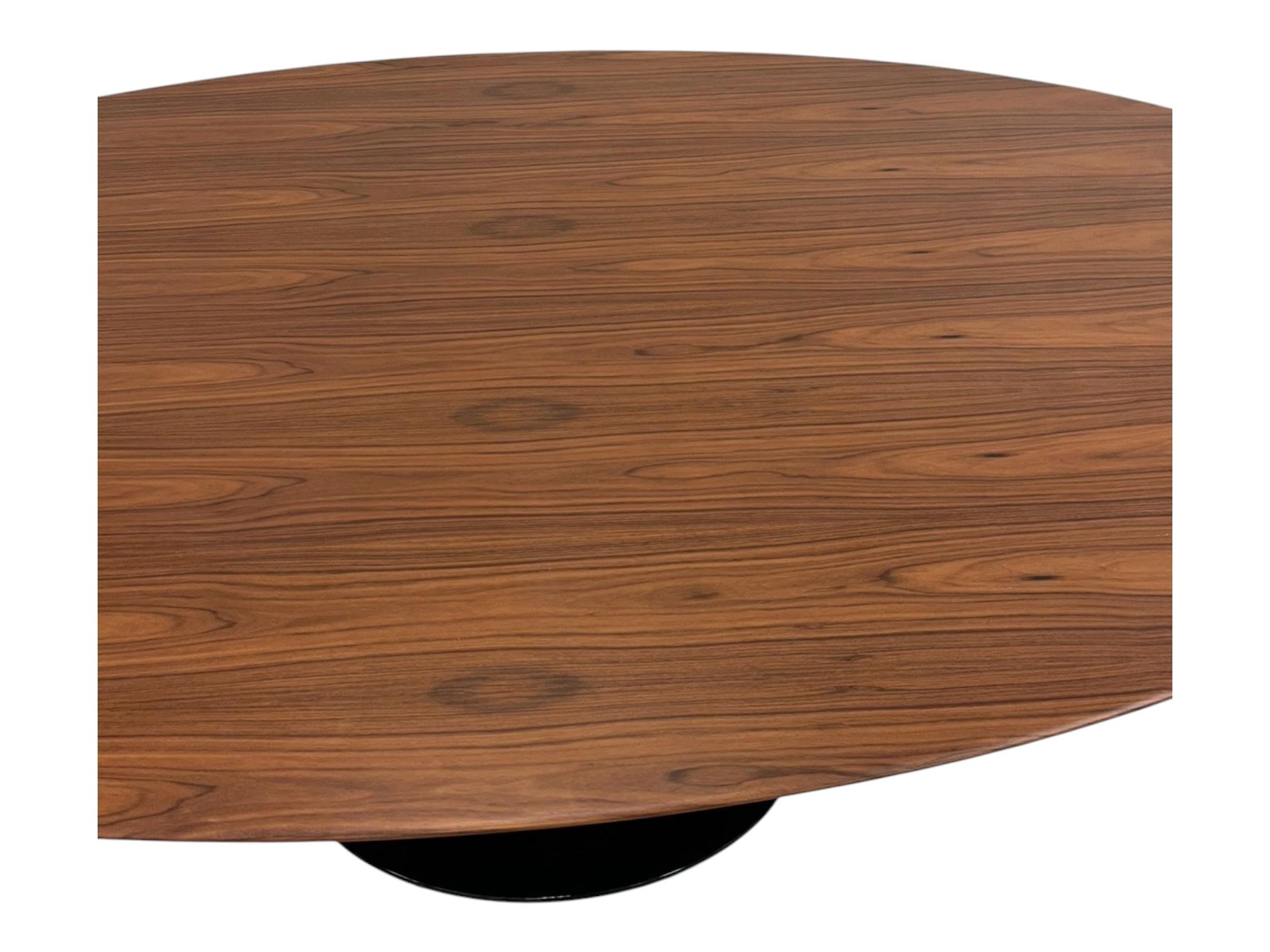 Tavolo Tulip Ovale in legno palissandro 224x127cm